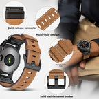Genuine Leather Watch Strap for Garmin