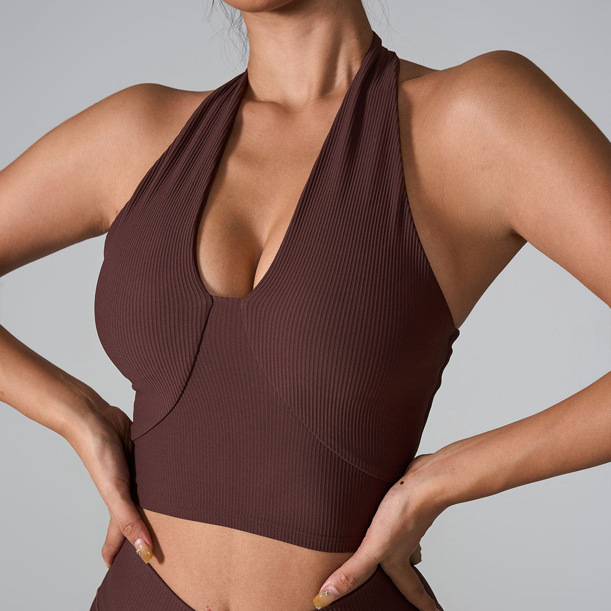 Underwear with neck strap yoga tank top