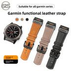 Genuine Leather Watch Strap for Garmin