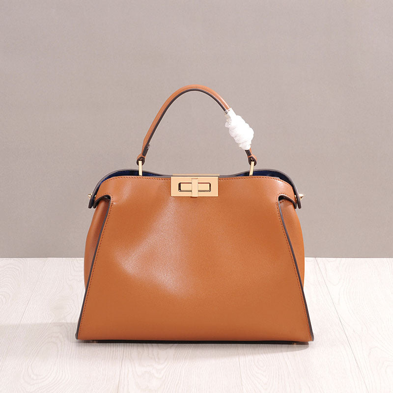 Women's leather crossbody handbag shoulder bag