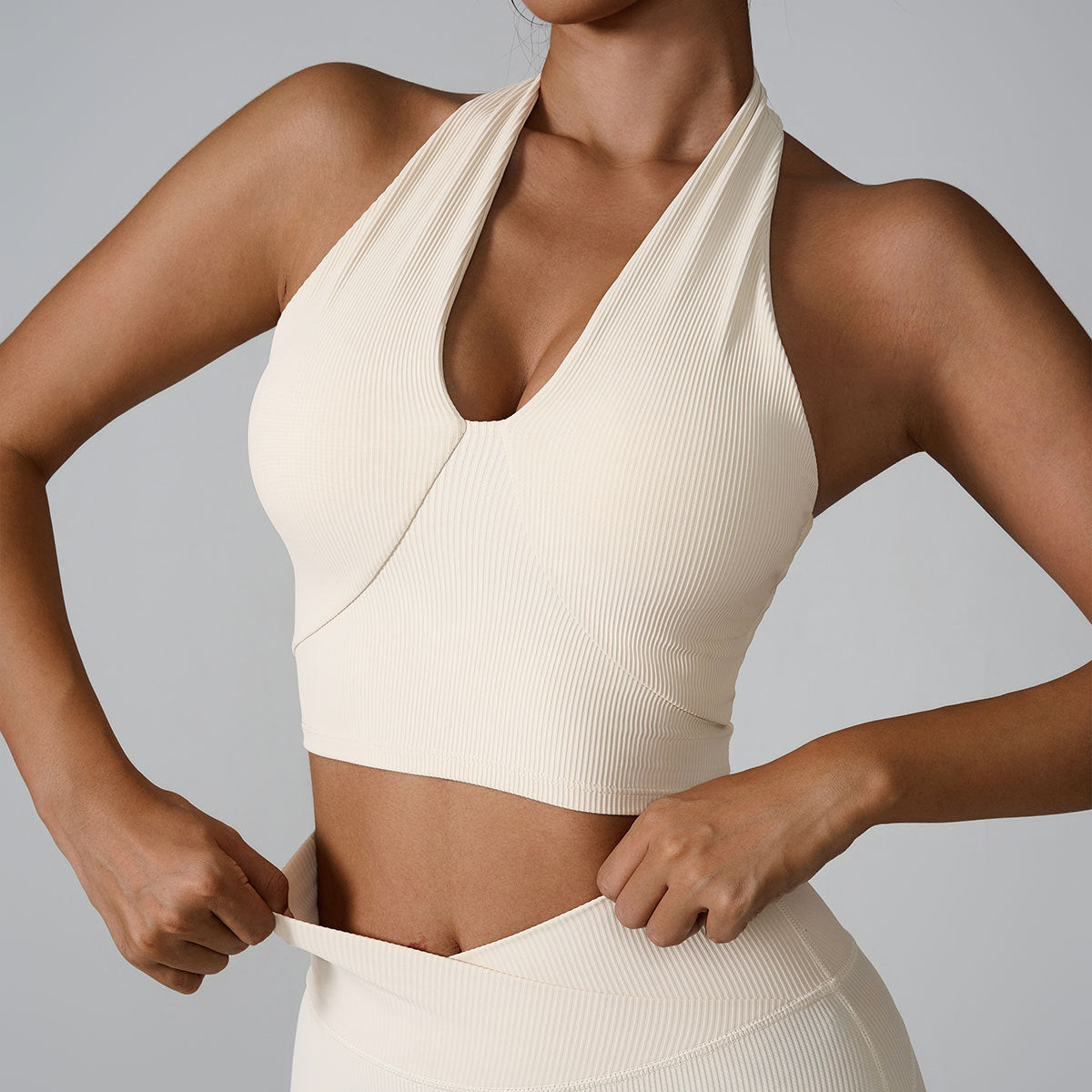 Underwear with neck strap yoga tank top