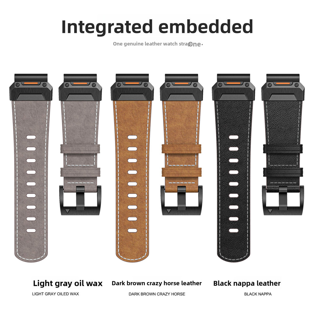 Genuine Leather Watch Strap for Garmin